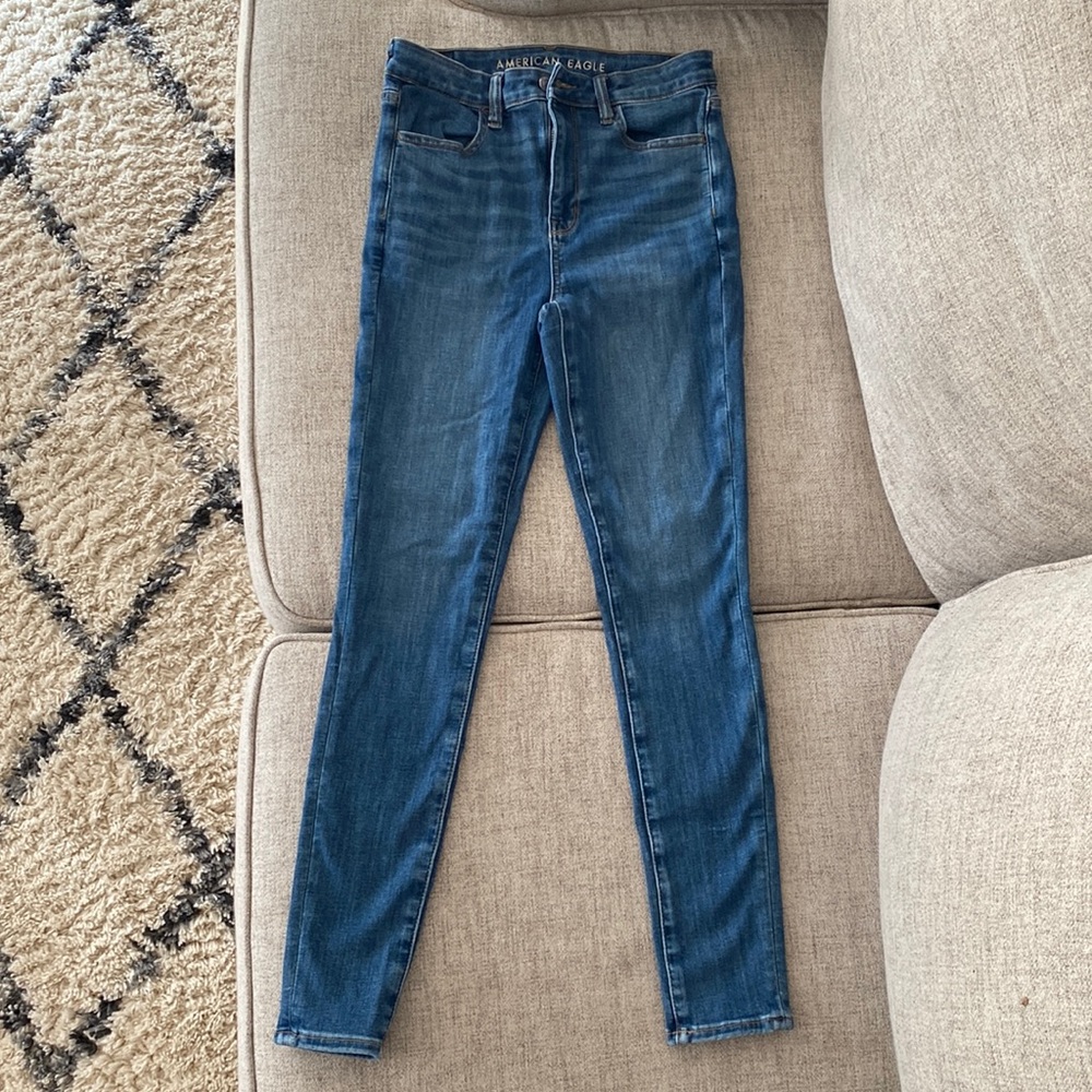American Eagle Next Level Stretch super hi-rise jegging